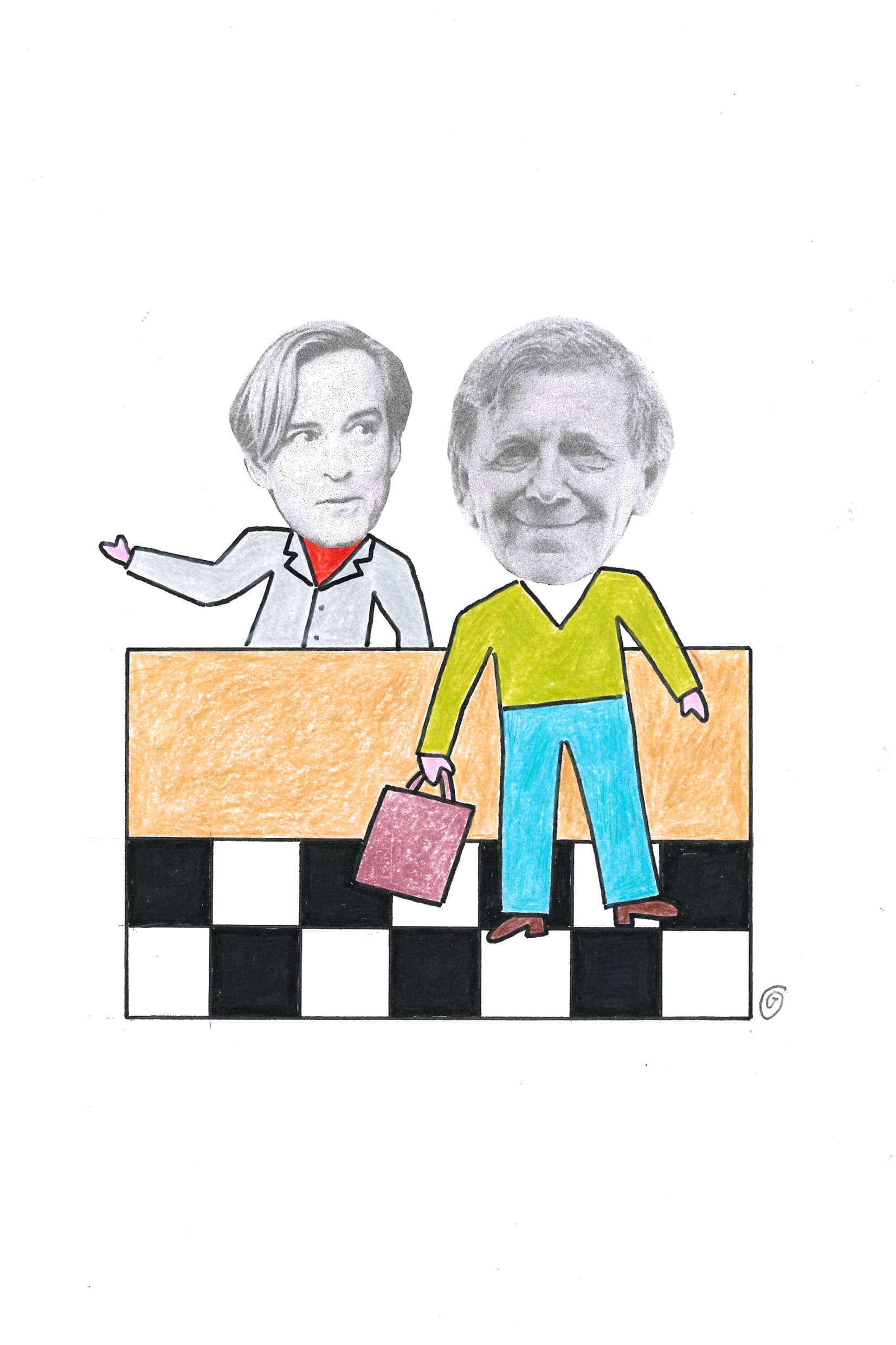 Affisch för Claes och Andreas leker affär