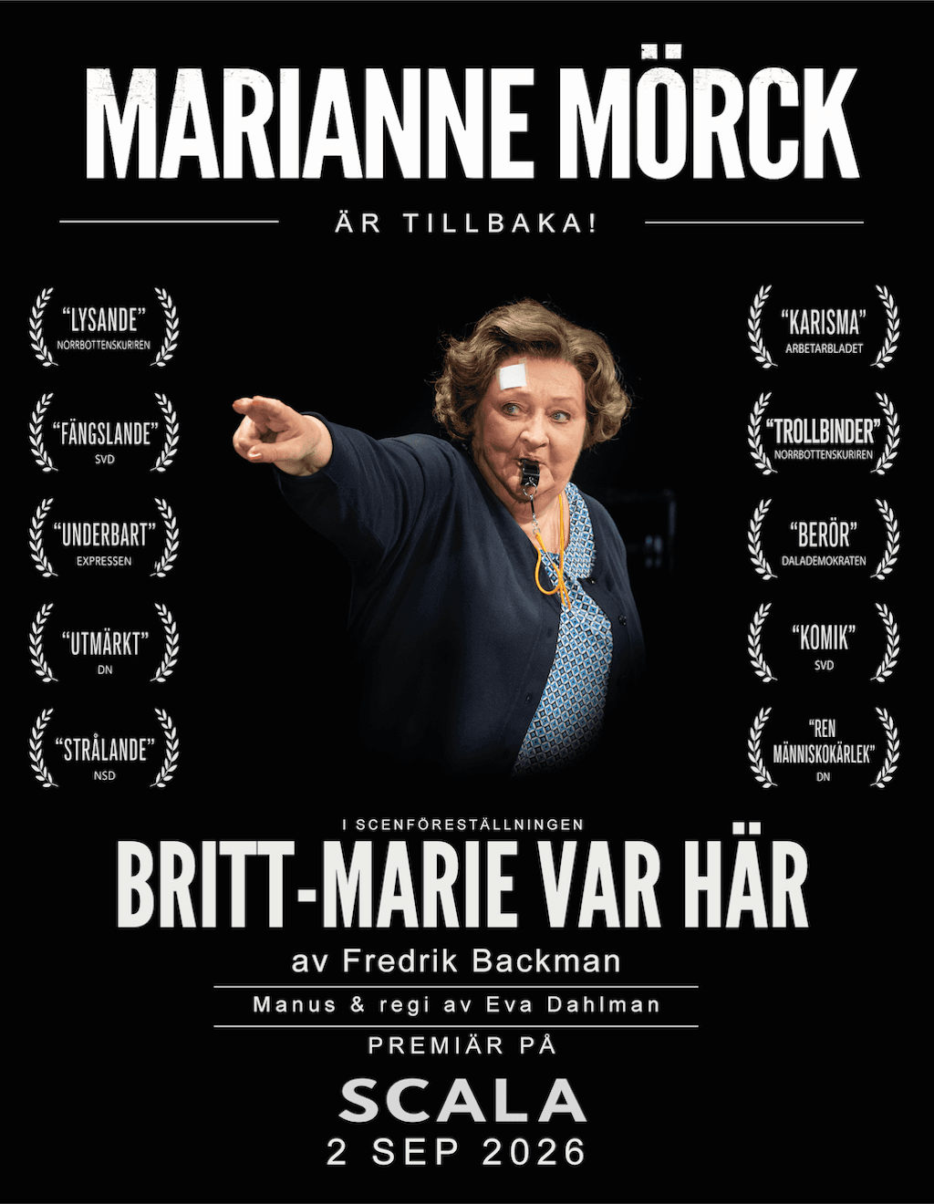 Affisch för BRITT-MARIE VAR HÄR