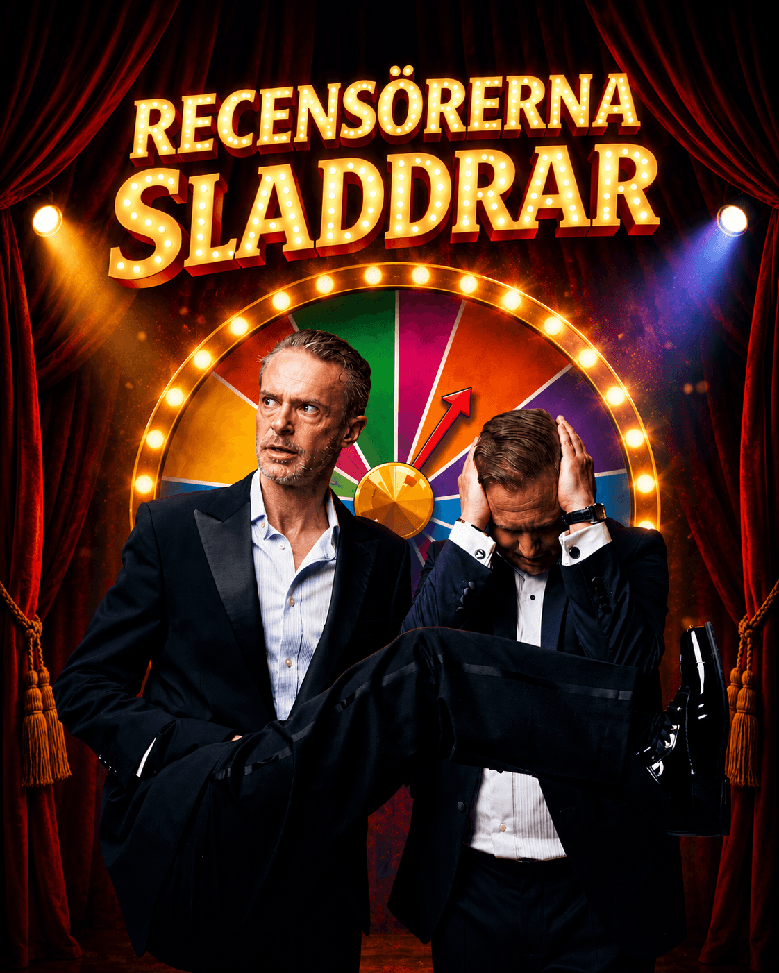 Affisch för RECENSÖRERNA SLADDRAR